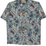 Woolrich Hawaiian Shirt - Large Multicoloured Cotton