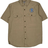 Manitoba Association Of Government Engineers Carhartt Short Sleeve Shirt - Medium Khaki Cotton