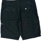 Ecko Unltd Cargo Shorts - 36W 10L Black Cotton