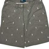 Polo By Ralph Lauren Chino Shorts - 32W 9L Grey Cotton