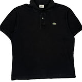 Lacoste Polo Shirt - Large Black Cotton