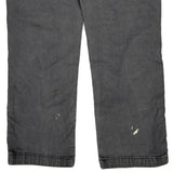 Carhartt Double Knee Cargo Trousers - 31W 30L Grey Cotton