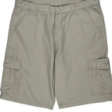 Wrangler Cargo Shorts - 37W 9L Khaki Cotton