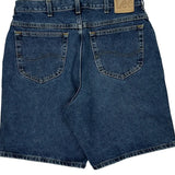Lee Denim Shorts - 34W UK 14 Blue Denim