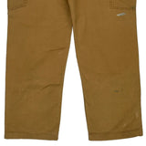Carhartt Double Knee Carpenter Trousers - 36W 30L Brown Cotton