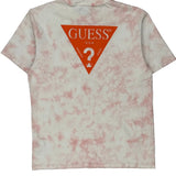 Guess Tie-Dye T-Shirt - Small White Cotton