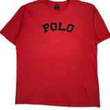 Polo Sport Spellout T-Shirt - 2XL Red Cotton