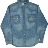 Levis Denim Shirt - XL Light Wash Cotton