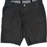 Puma Sport Shorts - Medium Black Cotton
