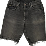 Lee Denim Shorts - 32W 11L Black Denim