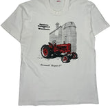 Farmall Super C Tractor Fruit Of The Loom Graphic T-Shirt - XL Red Cotton