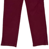 Carhartt Chinos - 32W UK 12 Burgundy Cotton Blend