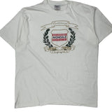Centennial 1895-1995 Volunteer Graphic T-Shirt - XL White Cotton