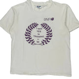 Hanes T-Shirt - XL White Cotton