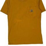 Carhartt T-Shirt - XS Yellow Cotton
