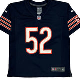 Chicago Bears, Age 7 Nike Nfl Football Jersey - Large Navy Polyester