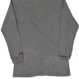 Dickies Long Sleeve T-Shirt - XL Grey Cotton Blend