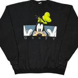 Goofy Disney Sweatshirt - 2XL Black Cotton