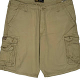 Lee Cargo Cargo Shorts - 38W 10L Beige Cotton