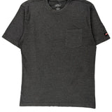 Dickies T-Shirt - Large Grey Cotton Blend