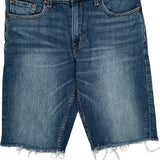 Levis Denim Shorts - 30W 10L Blue Cotton