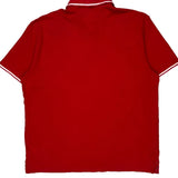 Tommy Hilfiger Polo Shirt - XL Red Cotton