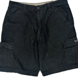 Wrangler Cargo Shorts - 35W 10L Black Cotton