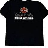 Harley Davidson Graphic T-Shirt - Large Black Cotton