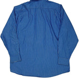 Tommy Hilfiger Striped Shirt - Large Blue Cotton