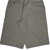 Dickies Chino Shorts - 32W 12L Gray Polyester Blend