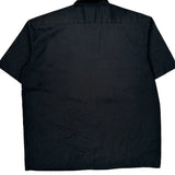 Dickies Short Sleeve Shirt - XL Black Cotton Blend