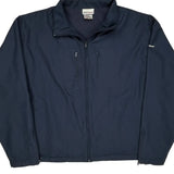 Reebok Windbreaker - XL Navy Polyester