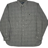 Ralph Lauren Checked Shirt - XL Gray Cotton
