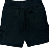 Wrangler Cargo Shorts - 37W 10L Black Cotton