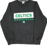 Celtics Basketball Russell Athletic Sweatshirt - Small Black Cotton