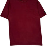 Dickies T-Shirt - Medium Burgundy Cotton