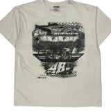 Chase Authentics Nascar T-Shirt - XL White Cotton