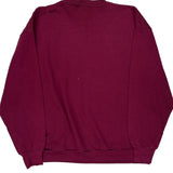 Harley Davidson Spellout Sweatshirt - XL Burgundy Cotton