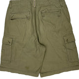 Chaps Denim Cargo Shorts - 34W 10L Green Cotton