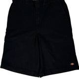 Dickies Shorts - 32W 12L Black Cotton