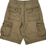 Levis Cargo Shorts - 32W 11L Khaki Cotton