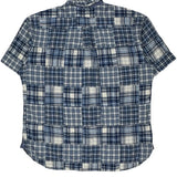 Tommy Hilfiger Checked Short Sleeve Shirt - XL Blue Cotton