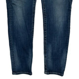 True Religion Skinny Jeans - 31W UK 10 Blue Cotton Blend