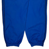 Adidas Track Pants - Large Blue Polyester