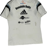 Honolulu Bulls Adidas Football Shirt - Large White Polyester