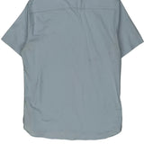 Tommy Hilfiger Short Sleeve Shirt - Medium Blue Cotton