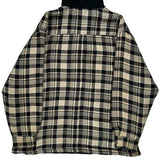 Dickies Checked Jacket - Large Black & White Cotton