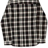 Patagonia Checked Shirt - Small Black & White Cotton Blend