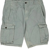 Unbranded Cargo Shorts - 32W 11L Grey Cotton