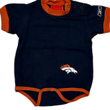 12 Months Denver Broncos Reebok Nfl Bodysuit - 3XS Navy Cotton